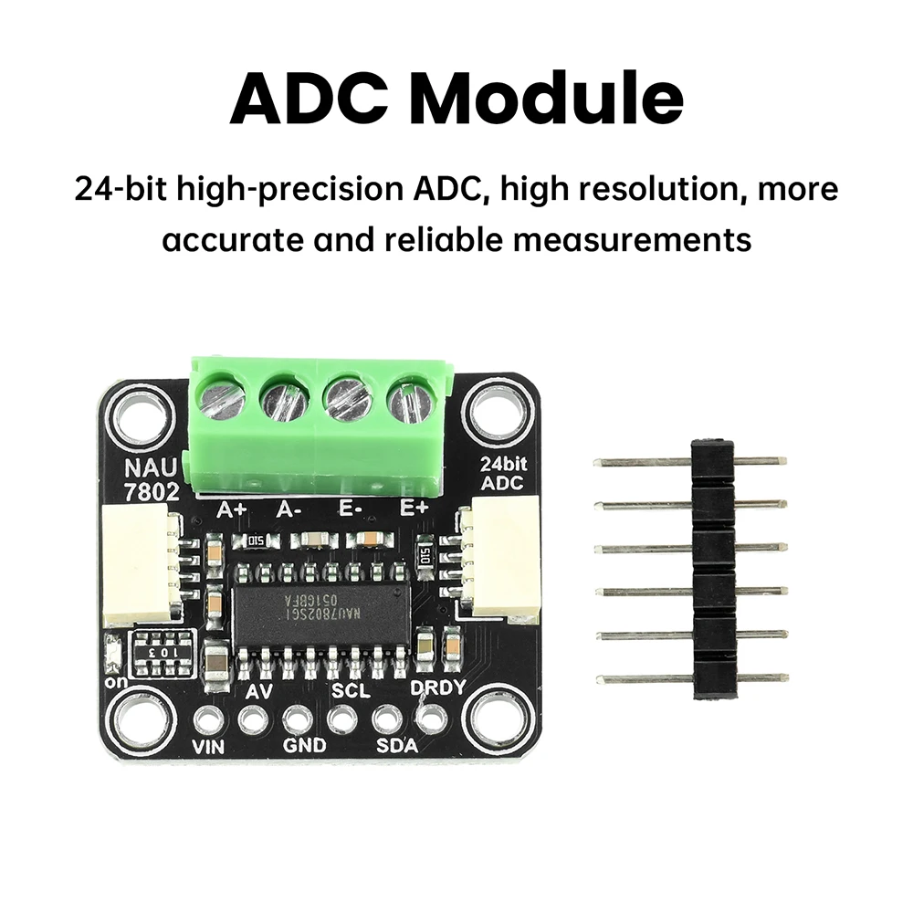 NAU7802 High-Precision Adc Module 24 Bit Adc Data Conversion Pressure Module Compatible With STEMMA QT/Qwiic