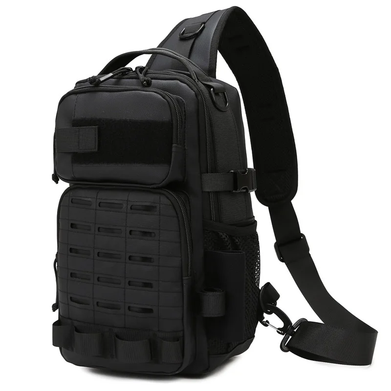 

Тактическая мужская нагрудная сумка на открытом воздухе, камуфляжные сумки через плечо для мужчин, ткань Оксфорд, водонепроницаемая мужская сумка для рыбалки, спорта, путешествий