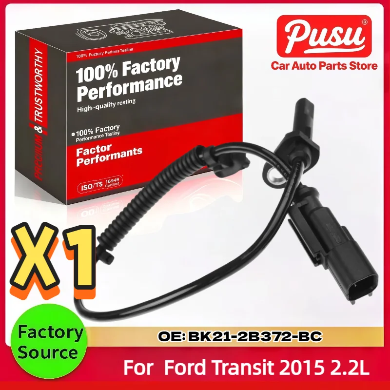 Sensor de velocidad de rueda ABS BK21-2B372-BC trasero izquierdo o derecho para Ford Transit-150 Transit-350