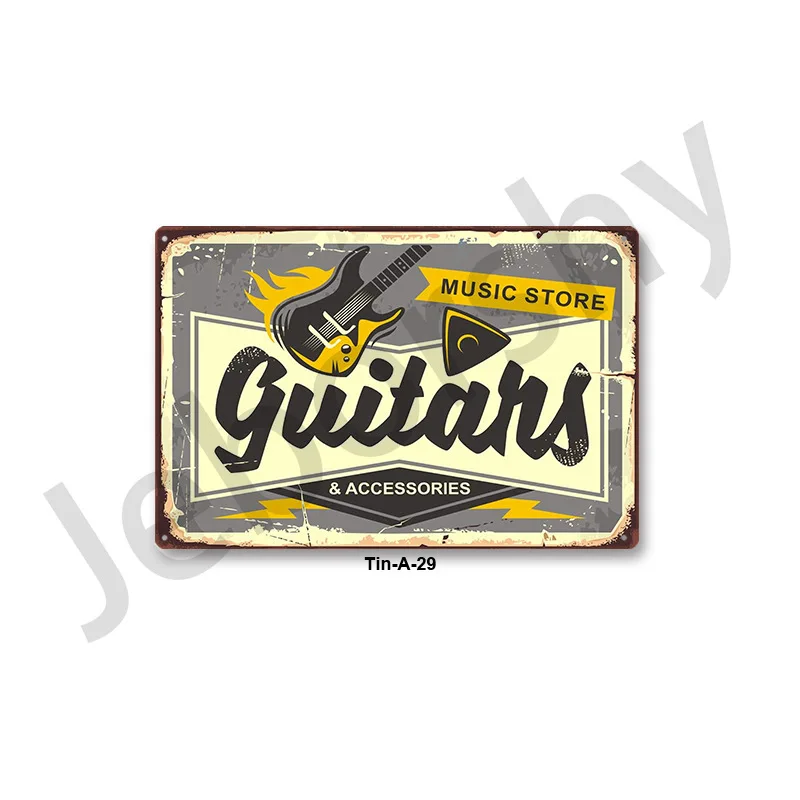 Coffee Ice Cream Metal Tin Signs Pizza Beverage Burger Fruit Poster Cafe Sign Plate Home Kitchen Dinning Wall Decoration Plaques