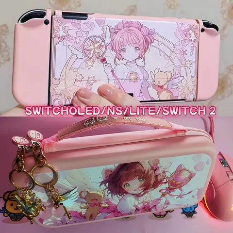 Card Captor Kinomoto Sakura Customized Switch2 Protective Shell Switcholed/Ns/Lite Protective Shell Anime Game Peripherals
