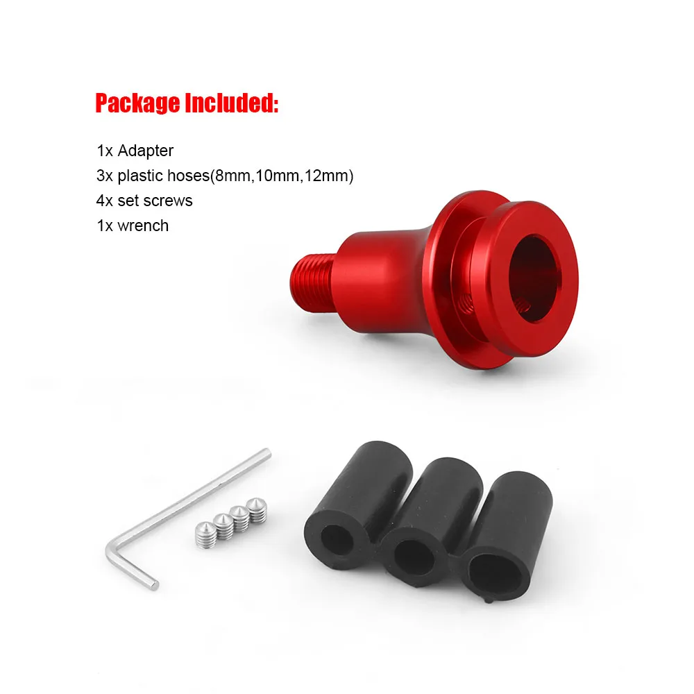 Universal Auto Manueller Schaltknauf Adapter für M12x1,25 Gewinde Aluminiumlegierung – Detail 9