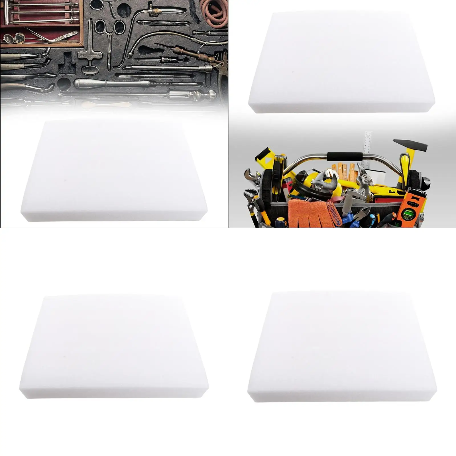 Tool Box Foam Insert Non Slip Reusable Packing Foam Pad for DIY Crafts Padding Camera Case Tabletop Miniatures Transport