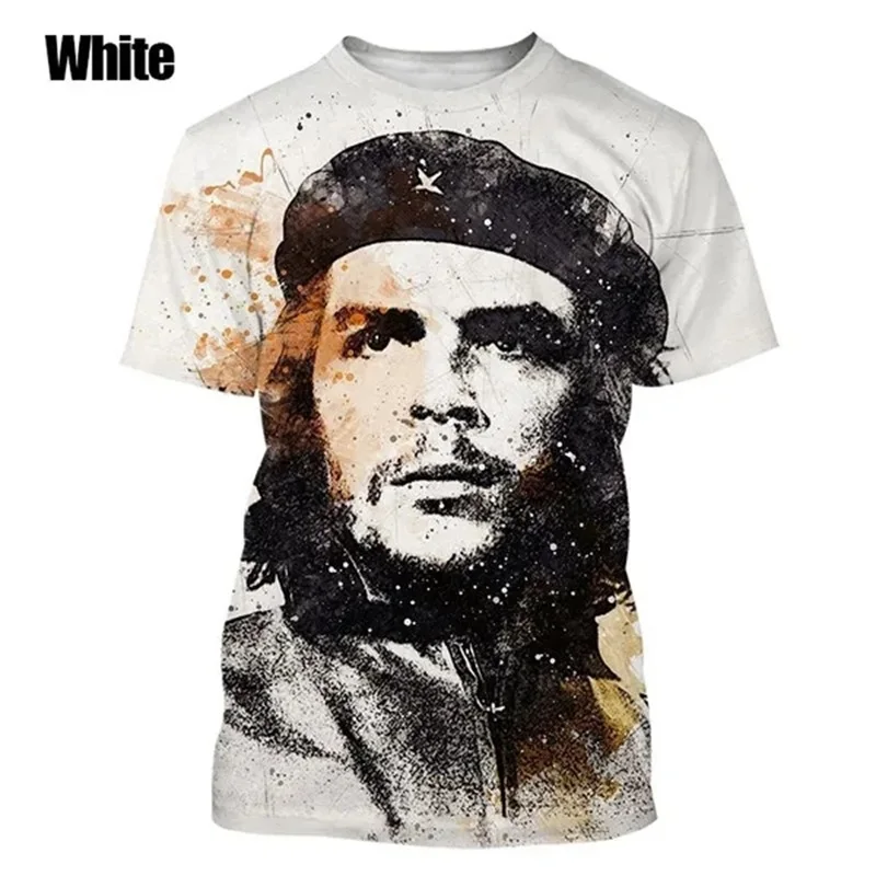 Fashion Che Guevara Graphic T Shirts 3D Printed Summer Casual Tee Tops For Men And Women Short Sleeve Oversized Men T Shirts