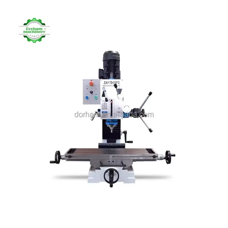 Dorham Conventional Multi Function ZAY7045FG Rotary Table Bench Mini Drilling and Milling Machine