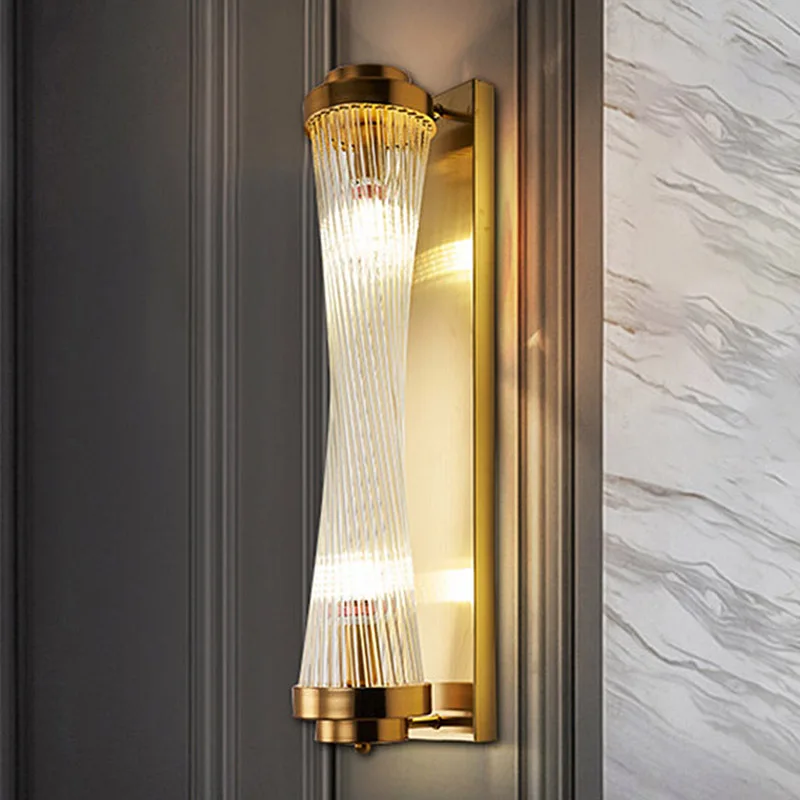 

Modern Minimalist Living Room Dining Room Background Staircase Aisle Main High-End Bedroom Bedside Light Luxury Wall Lamp