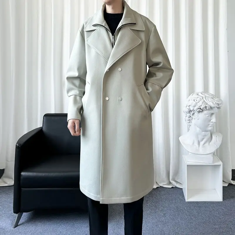 

Wool Blend Jacket Man Class Mens Baseball-Uniform Element Canvas Removable Suede Steampunk Motorcycle Thermal Casual Recreation