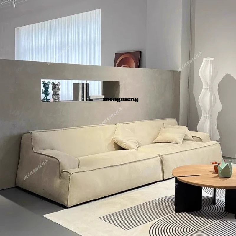 Designer Floor Living Room Sofas Minimalist Vintage Individual Bean Bag Living Room Sofas Light Luxury Lazy Divano Furniture