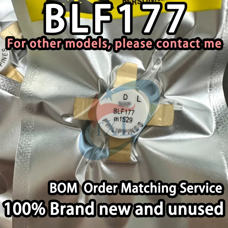 【100% Brand New】BLF177 SOT121B HF/VHF N-Channel Vertical VDMOS Single-Ended Rf Power Tube MOS Tube