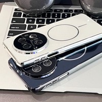 Original Magnetic for Magsafe Plating Case For Huawei P70 Ultra Pro Mate 70 60 50 40 Nova 13 12 Magic 7 6 Honor 300 200 100 Capa
