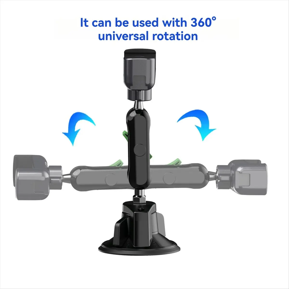 Punctual- Suction Phone Holder Car Phone Holder Stabilizer Phone Selfie Stick 360° Rotating Phone Mount Bracket