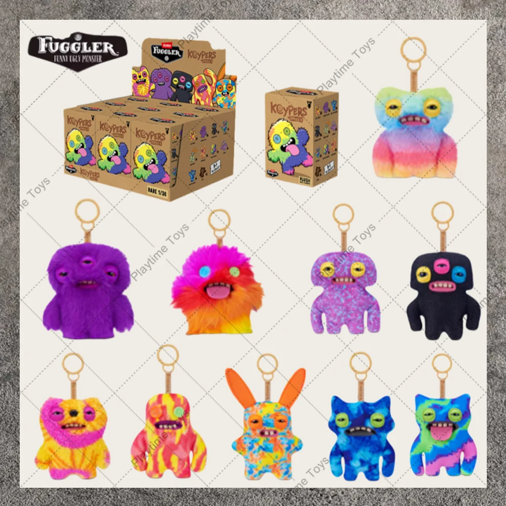 

Мягкая игрушка FUGG KEYPER, новая слепая коробка серии 6, Fuggler Monster, оригинальные плюшевые пушистые рюкзаки, подвесная кукла, подарок на день рождения