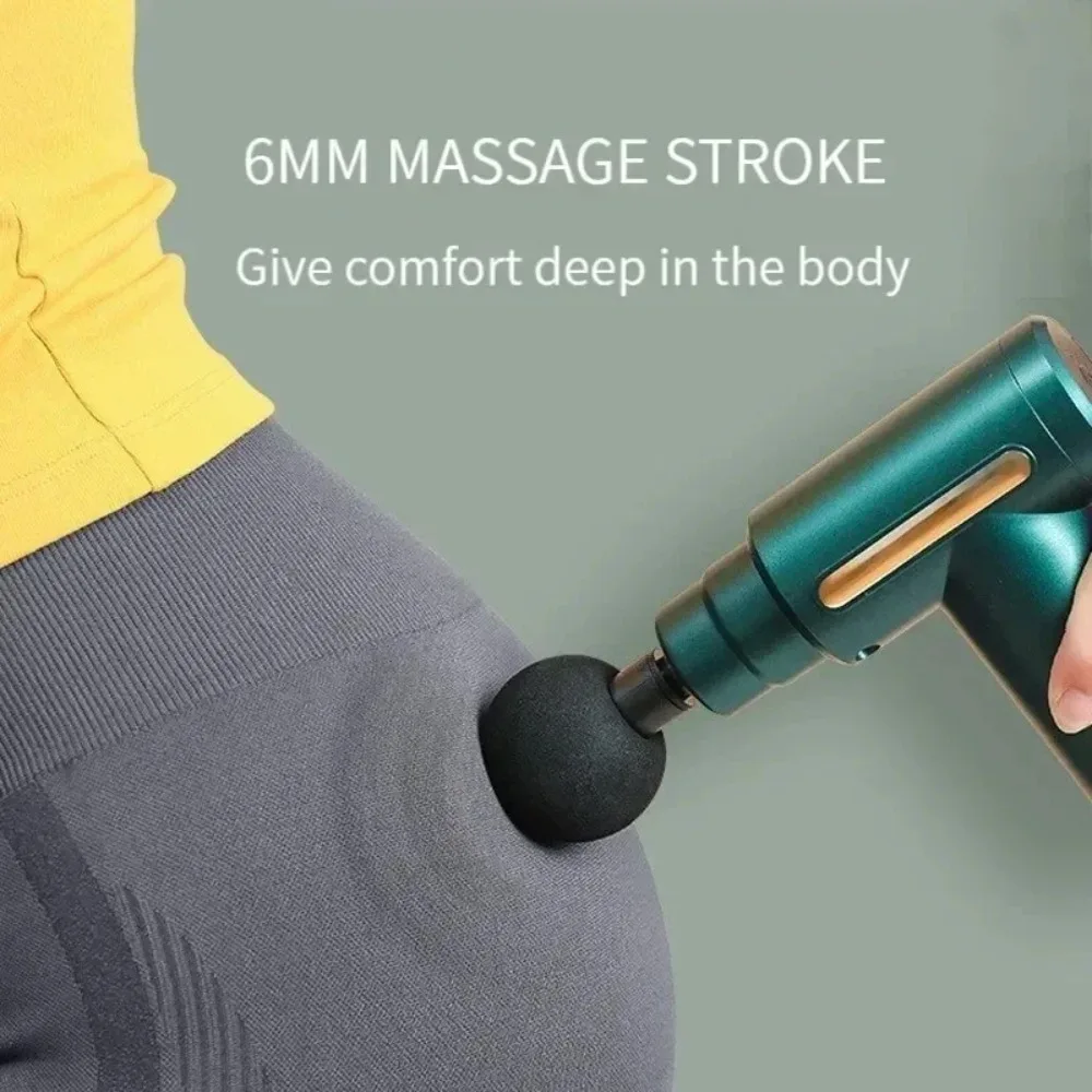 Mini Massage Gun Fascia Gun Muscle Relaxation Electric Vibration Massage Body Massager Professional Grade Neck Membrane Guns