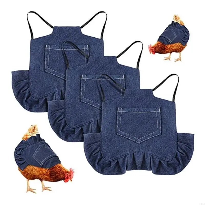 Fashion Chicken Back Wing Protector Hen Apron Secure Wear Poultry Saddles Vest 