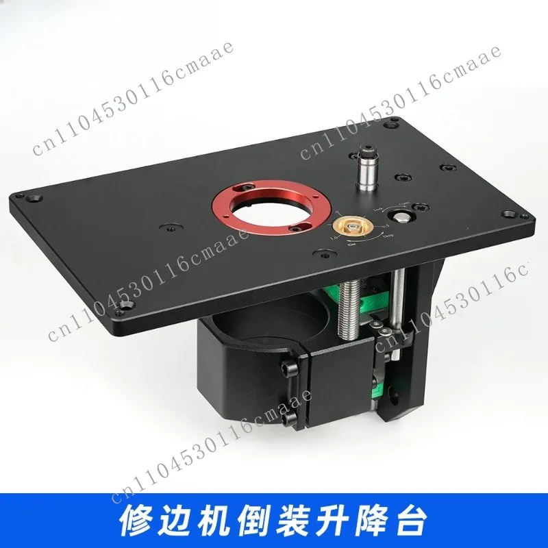 Trimmer flip-flop lift table woodworking fine-tuning lift milling cutter chamfering table engraving slotting