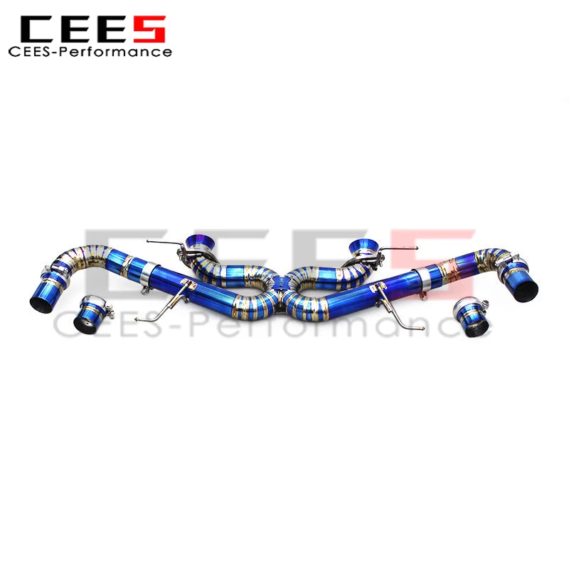 

CEES High Flow X-Pipe Midpipe For Aston Martin DB11 V12 5.2L AE31 2016-2019 Stainless Steel Performance Exhaust Burnt Blue