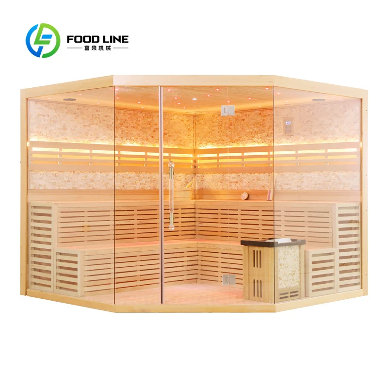 Traditional Finnish Style Home Sauna Room Hot Stones Wooden Bench Far Infrared Bulk Order Large Discounts for Spa Owners