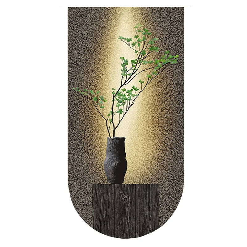 Modern Plant LED Wall Lamps For Hallway Corridor Living Room Home Decoration Lustre Luxury Hanging Painting Lighting Mural Light