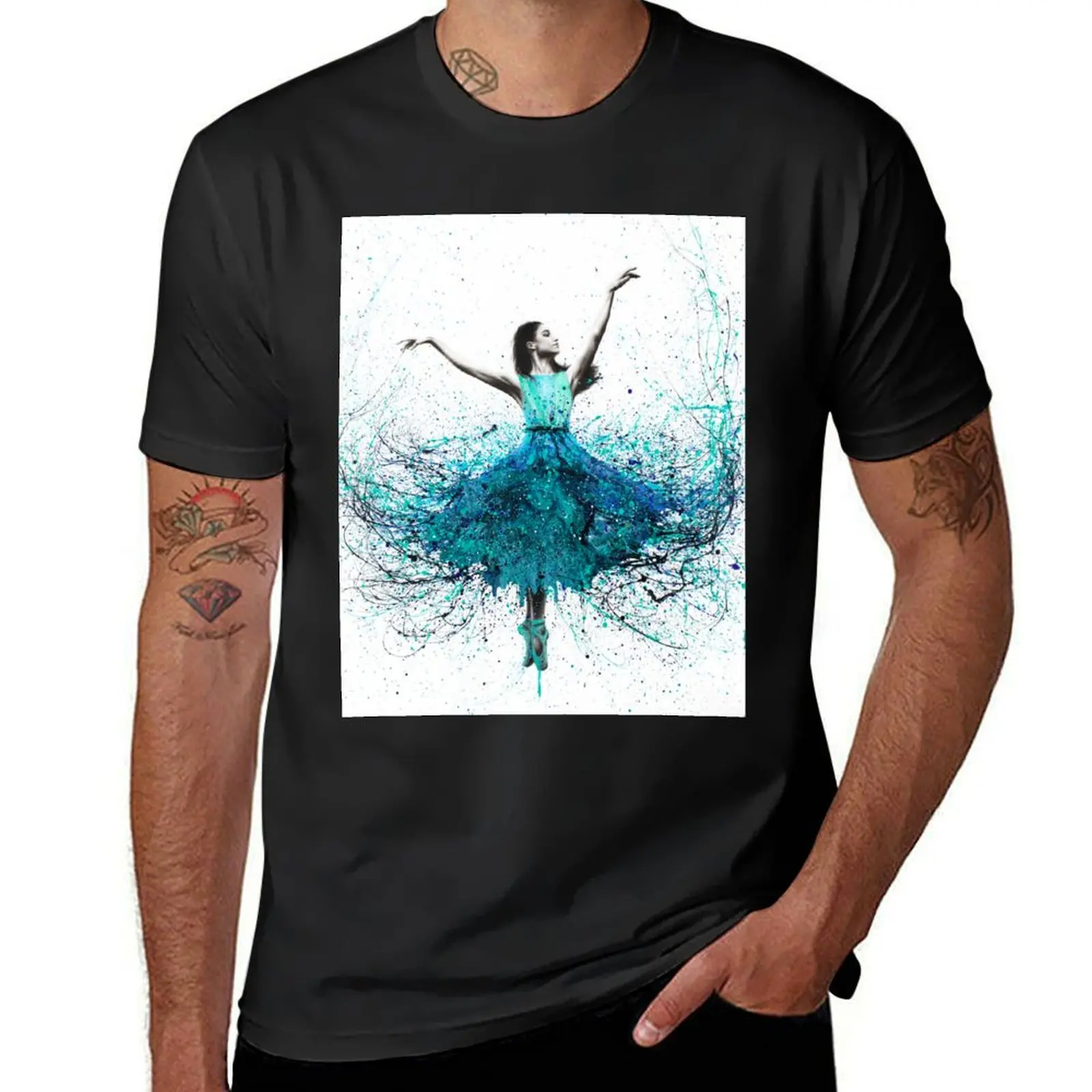 

Coral Night Dancer T-Shirt oversized customizeds mens t shirts casual stylish
