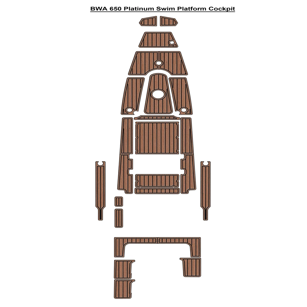 

BWA 650, платиновая платформа для плавания, кокпита, лодка, EVA, пол из тикового дерева, SeaDek, стиль Gatorstep, самоклеящаяся dwgjdkyseryy