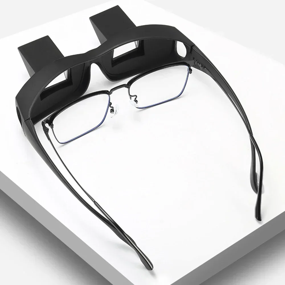 Lazy Eyeglasses Lazy Reading Glasses Prismatic Periscope Horizontal Glasses Lying Down Bed Reading Watching HD Readers Glasses