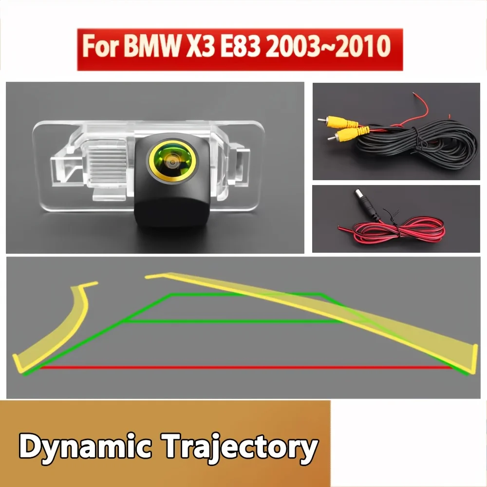 Dynamische Trajektorien-Rückfahrkamera für BMW E38 E39 E46 E90 E91 E92 Auto-Zubehör für BMW E60 E61 E65 E66 X3 X4 X5 X6