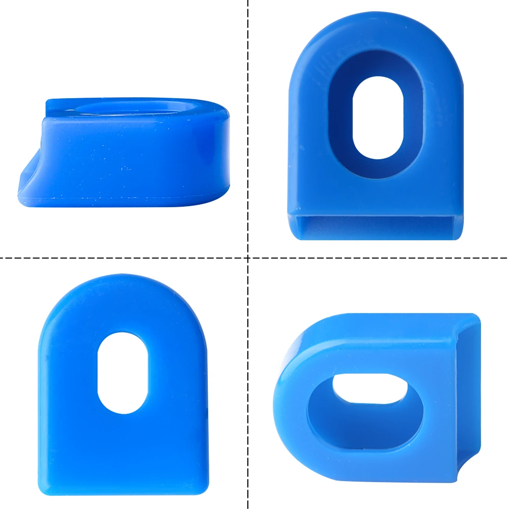 DOMEN Bicycle Silicone Crank Arm Protector Cover Bicycle Sleeve Pedal Crankset Bike Crankset Protective Caps Bicycle Accessories