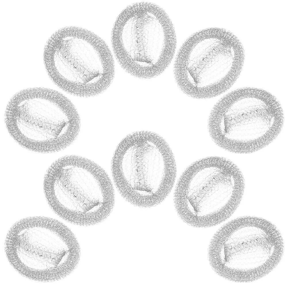 50개 스테인리스 스틸 필터 메쉬 세탁기 배수구 정화 필터 간편 설치 청소