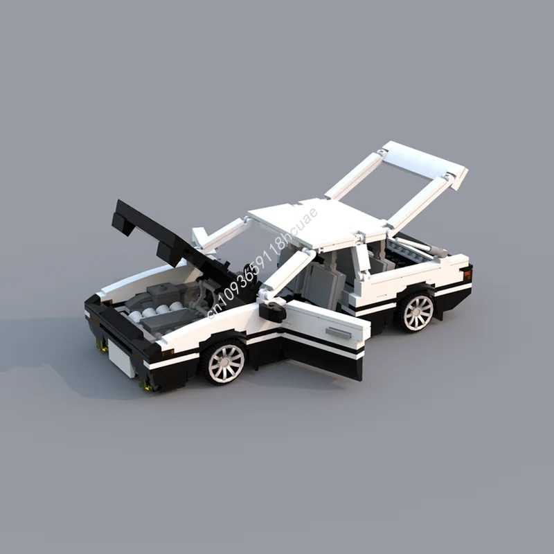 706개 MOC 토요타 스프린터 트루에노 해치백 크리에이터 모델 빌딩 크리스마스 선물 블록 장난감 건축 DIY 아이디어 브릭 어린이용