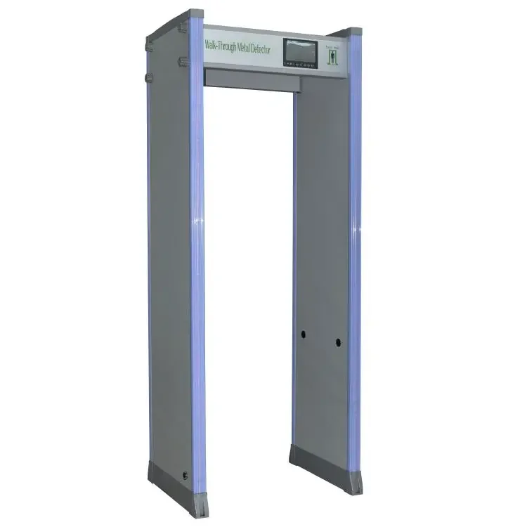 45 zone high sensitivity security equipment archway door frame gate walk through metal detector