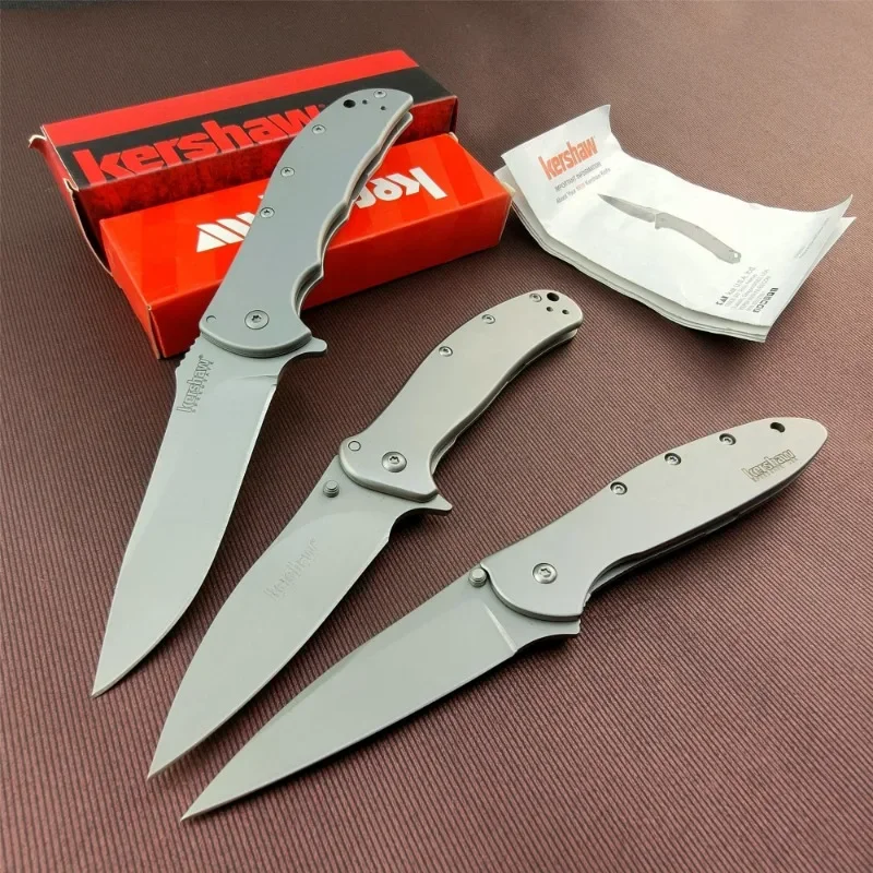 3 Styles KS 1730/1660/3655 Folding Knives 8Cr13Mov Blade 420 Steel EDC Pocket Tactical Survival Hiking Hunting Self-defense Tool