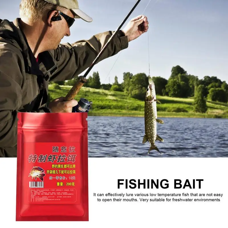 Shrimp Fishing Bait Attractant Portable Fishing Attractants Shrimp Gel Scent For Fishing Bait Lightweight Red Worm Scent Fish