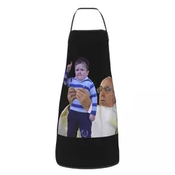 Custom King Hasbulla Funny Apron for Women Men Adult Unisex Kitchen Chef Bib Tablier Cuisine Cooking Baking Painting