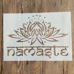 Mandala Islam Stampo mandala fai-da-te per dipingere stencil album fotografico stampato carta di carta in rilievo su legno, tessuto, parete A4 29 * 21 cm