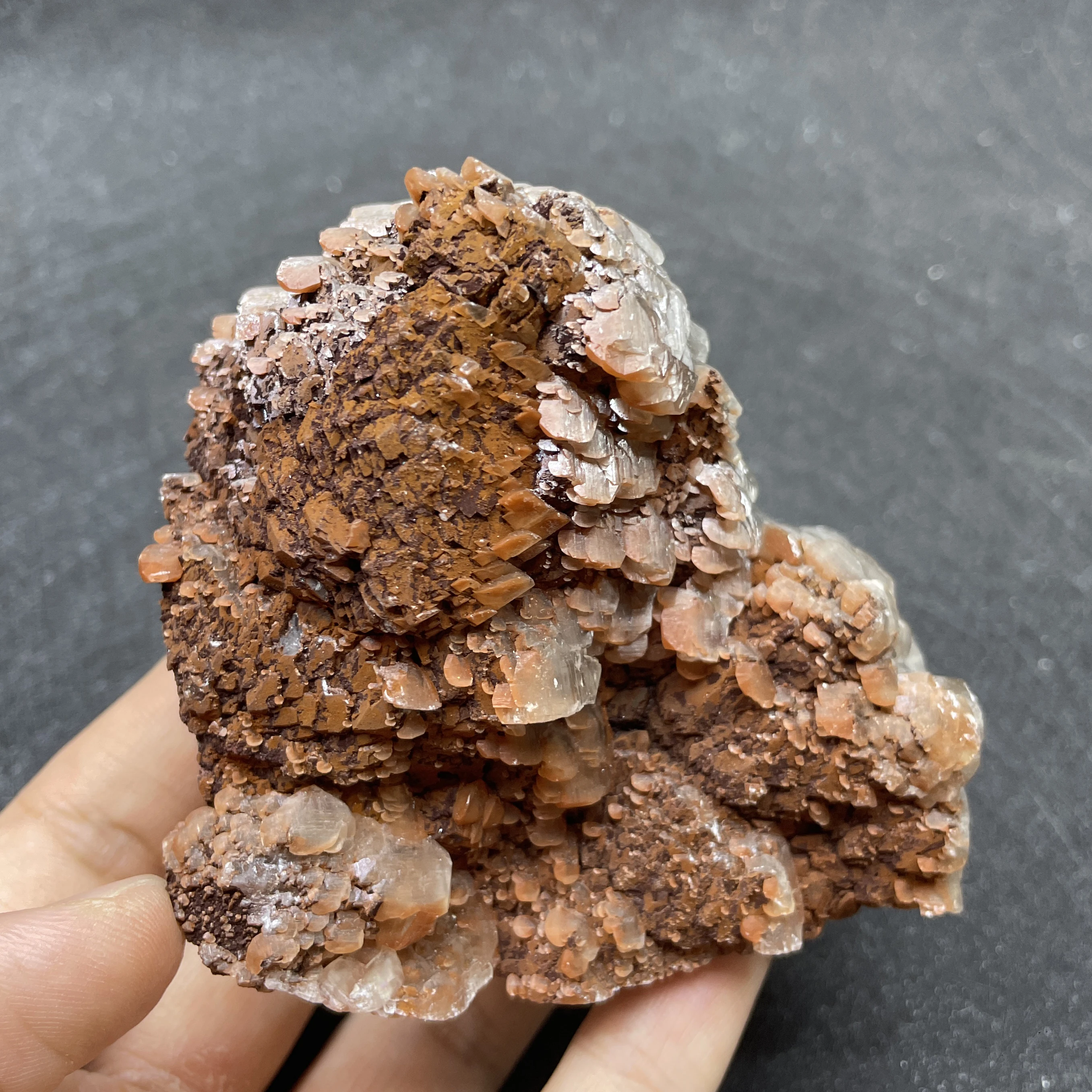 408g Natural Raw Stone Calcite Crystal Cluster Teaching Mineral Specimen Quartz Rock Decoration Gift Healing