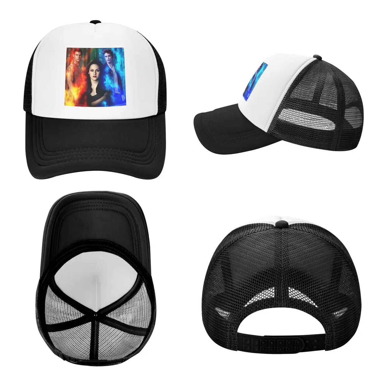 The Twilight Saga Edward Cullen Cap Casual Mesh Baseball Caps Adjustable Hat Hip Hop Summer Unisex Baseball Hats