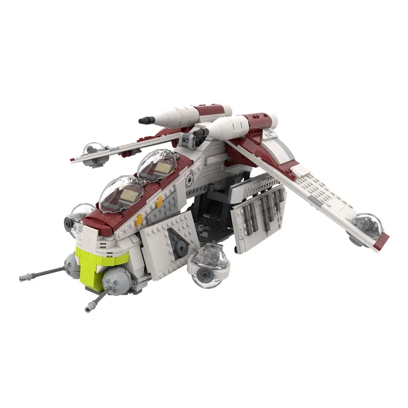 ตัวต่อโมเดลเรือรบสาธารณรัฐ ชุดประกอบเทคโนโลยี บล็อก DIY ยอดนิยม ซีรีส์สตาร์ ของเล่นประกอบชุด ของขวัญวันหยุด