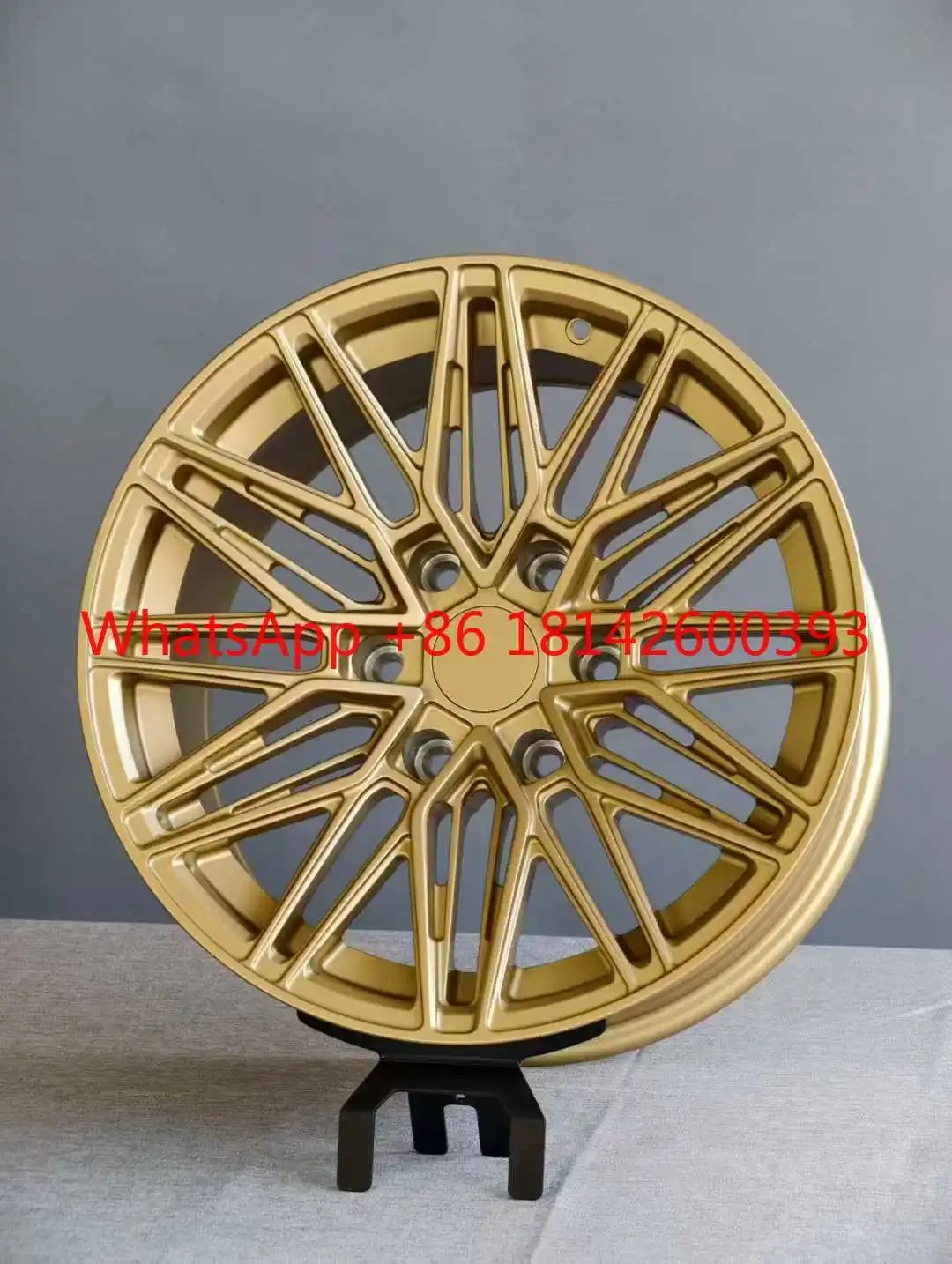 17-24 Inch Multi Spoke Deep Concave Gold Polished Forged Aluminum Alloy Wheels High Performance Car Wheel Parts
