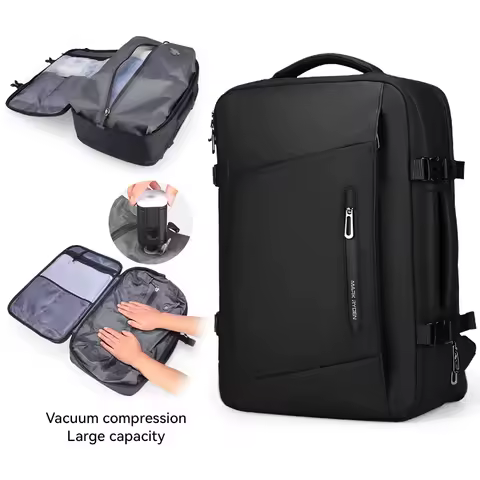 Mark Ryden  Backpack for Travel Vacuum Seal Luggage Backpack with Pump Business Large Capacity School Bag Laptop Backpack