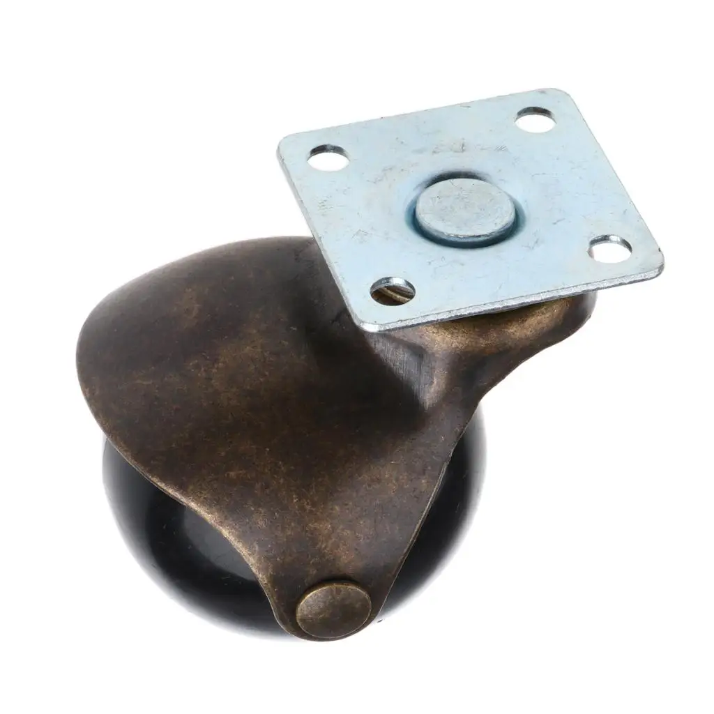 

2 Inch Swivel Plate Ball Caster Wheels Smooth And Silent with Brake