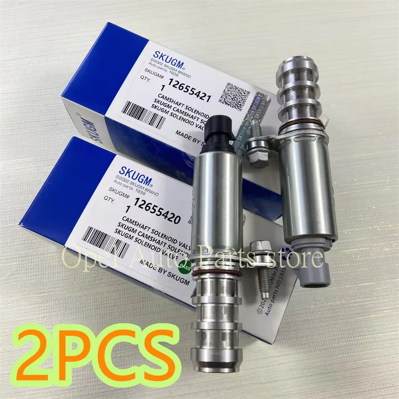 ..2pcs Intake/ exhaust camshaft position actuator solenoid valve kit-For Chevrolet Captiva Equinox Terrain GMC 12655420 12655421