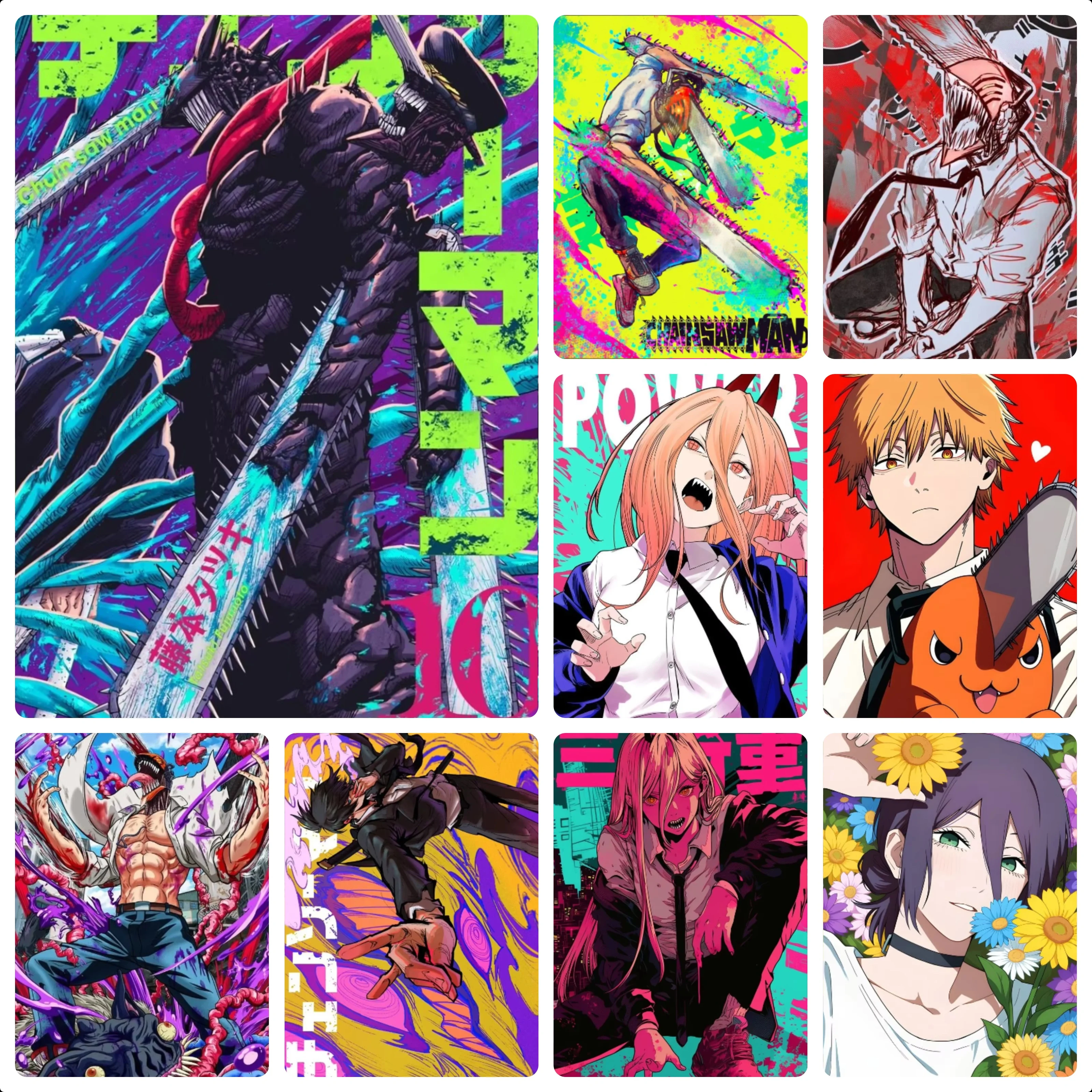 Japanese Fantasy Shonen C-Chainsaw M-Man Jigsaw Puzzles 500/1000/1200/2000PCS Handmade Art Exquisite Home Decor Gift No Frame