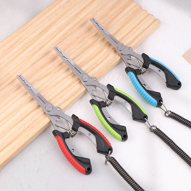 معدات الصيد كماشة الأسماك بيئة العمل المضادة للانزلاق عالية القوة متعددة الوظائف قطع خيط صنارة الصيد الصيد تعادل السنانير كماشة #1