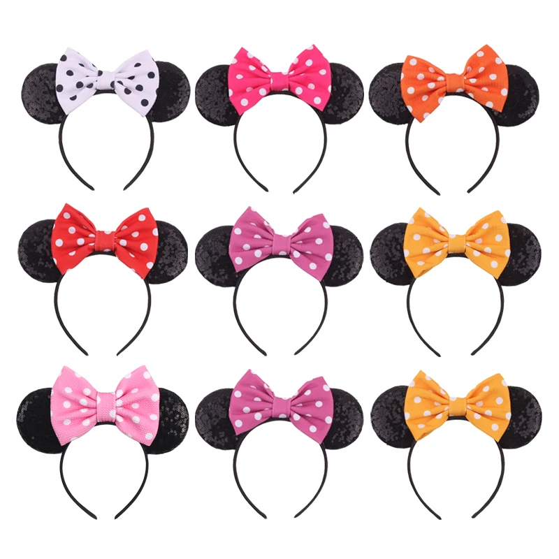 Mode Einfarbig Maus Ohren Stirnband Für Mädchen Frauen Geburtstag Party Haarband DIY Festival Cosplay Haar Zubehör – Detail 5