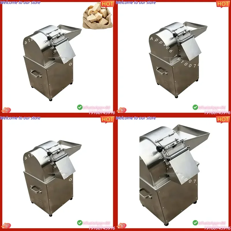 

CE Certificate New Industrial Cube Cutting Machine Commercial Vegetable Dicer for Carrot Onion Kiwi Mango with Reliable
