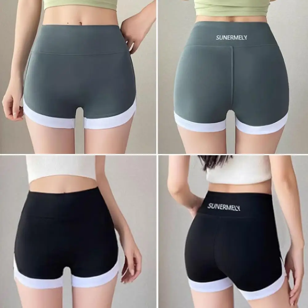 

Women Hip Liftting Sports Leggings Three Point Safety Pants Fitness Pants Quick Drying Gym Jogging Pants Summer Shark Pants New