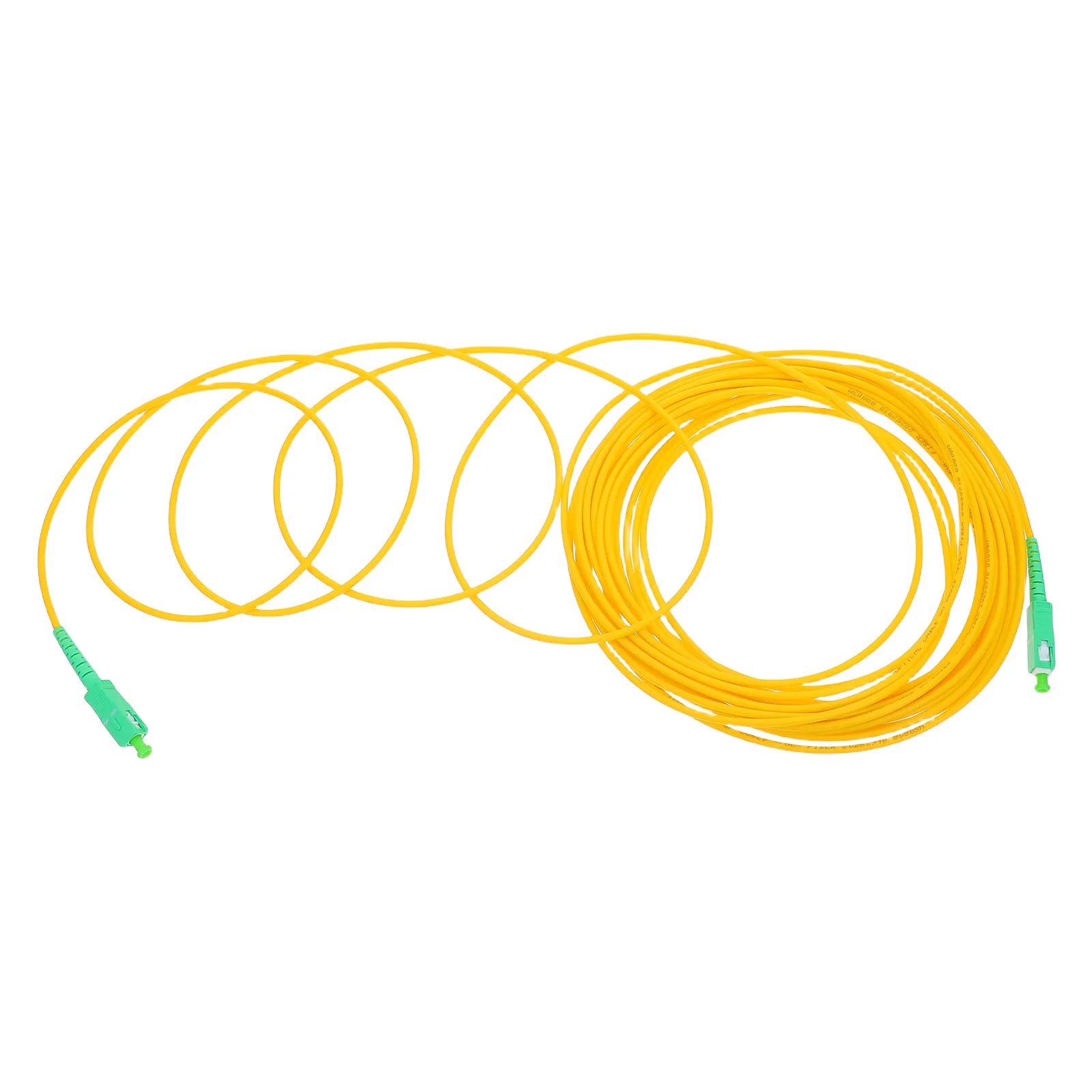 Single Mode Optical Fiber Patch Cord Lc Ceramic Ferrule Simplex Corning G652d Low Loss Transmission Data Network