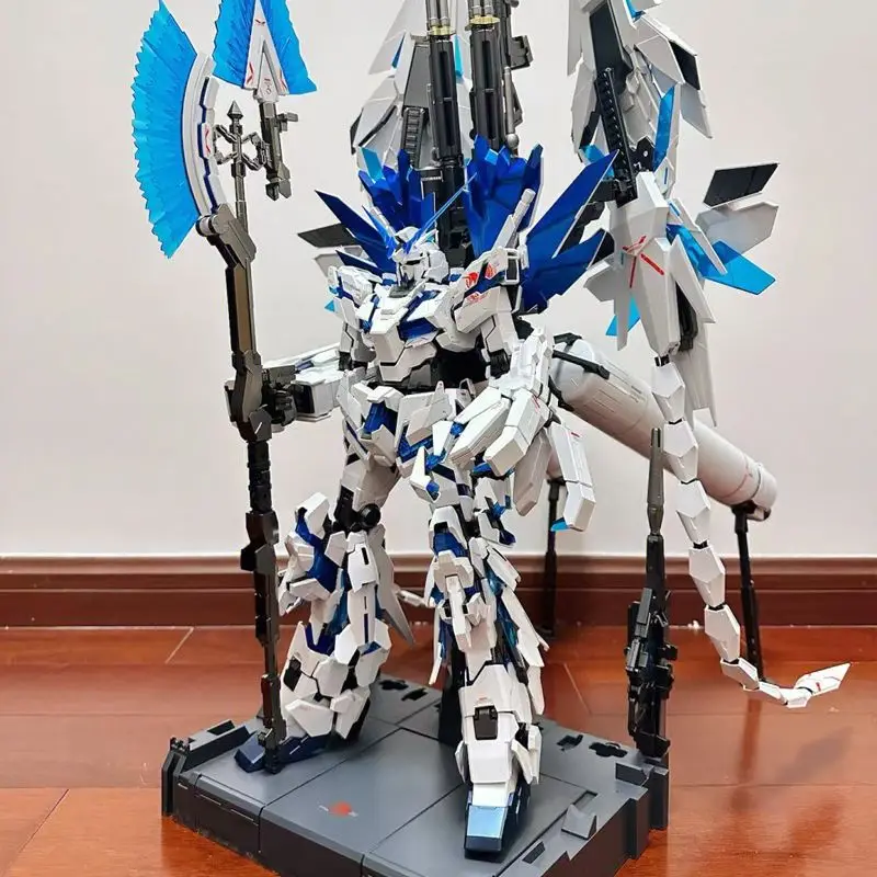 In Stock HG 1/144 RX-0 Unicorn Destruction Mode Assemble The Model Action Figures Explosive Armor Doll Toy Gift Collectible