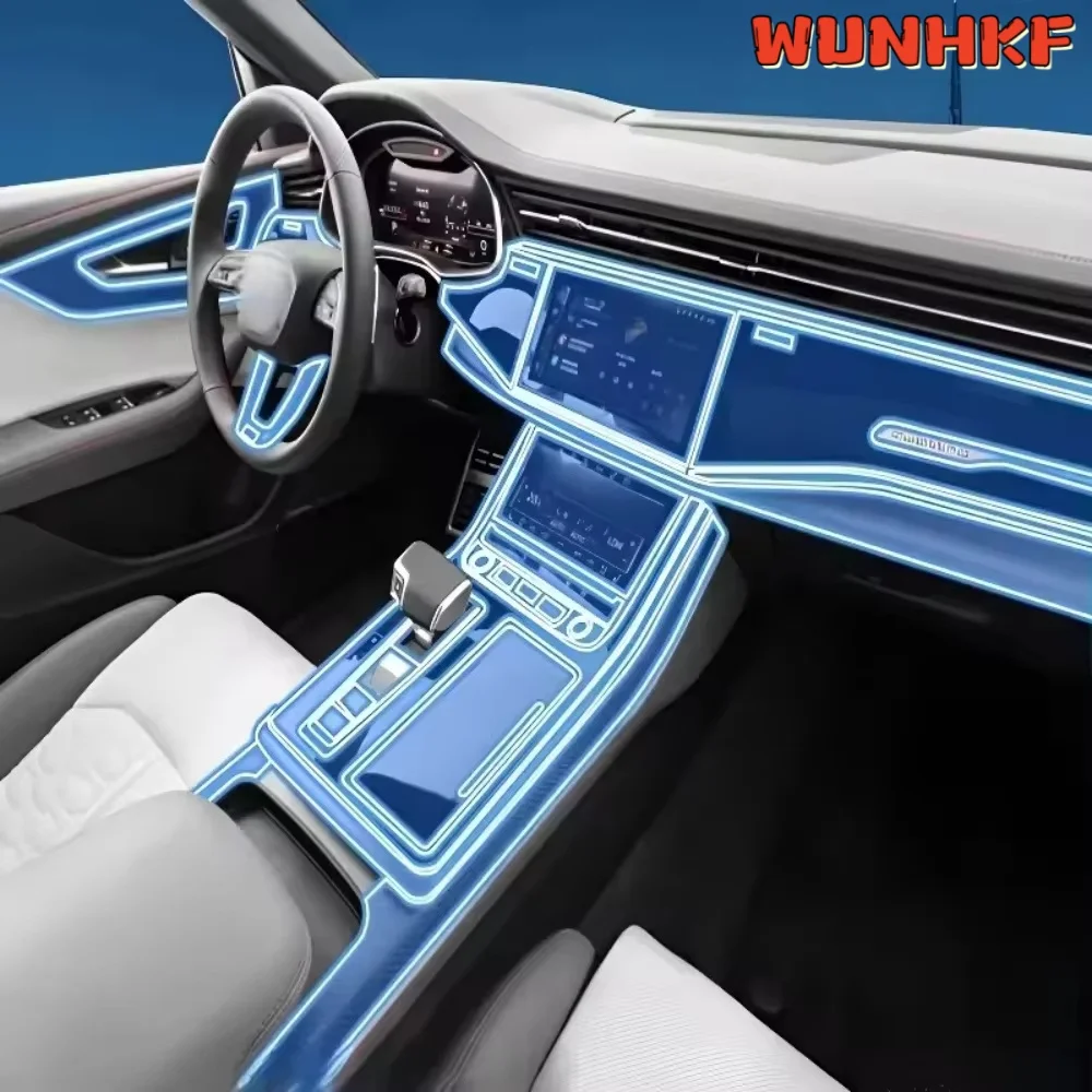 Dashboard Multimedia Navigation Transparent Anti-Scratch Protection Film For Audi RS Q8 2024-2025 Auto Interior Accessories