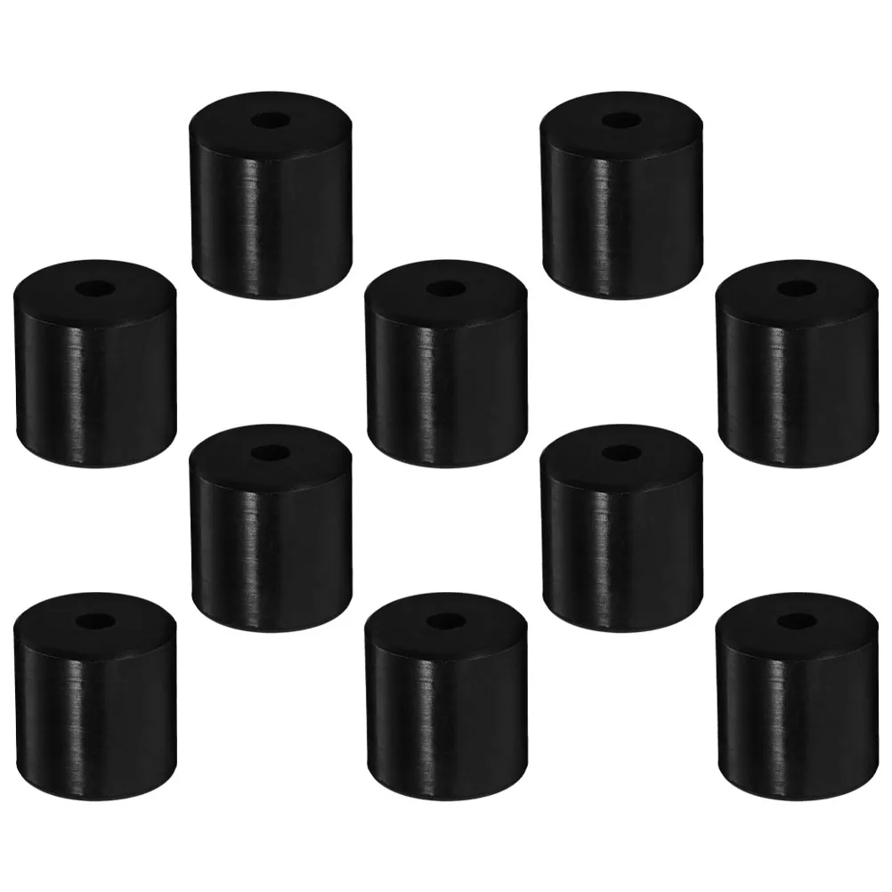 

10 Pcs Printer Shock Absorber Heatbed Accessories 3d Leveling Parts Spacers Black Heat-resistant Column